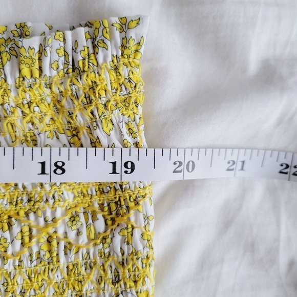 J. Crew Paloma Yellow Floral Dress - Made with Liberty Fabric - Picture 15 of 16